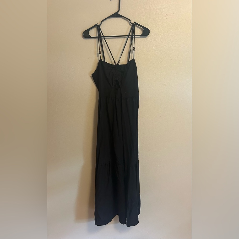 Not for sale-Jason Wu Black Linen Dress Size Large NWT